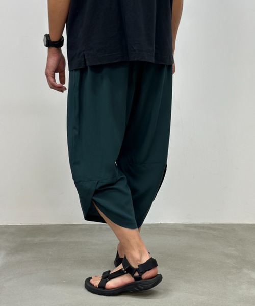 NAVY（ネイビー）の「接触冷感　レーヨンバルーンクロップトパンツ　サルエルパンツ　アラジンパンツ（その他パンツ・メンズ・ネイビー/グリーン/ブラック/グレー・M/L/XL）」の3枚目の写真