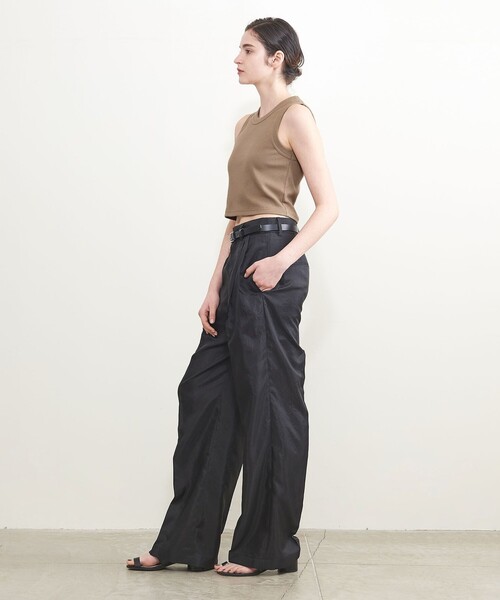 AEWEN MATOPH（イウエン マトフ）の「＜AEWEN MATOPH＞アメリカンスリーブ ショートカットソー（Tシャツ/カットソー・レディース・ブラック/ホワイト/モカ・FREE）」の10枚目の写真