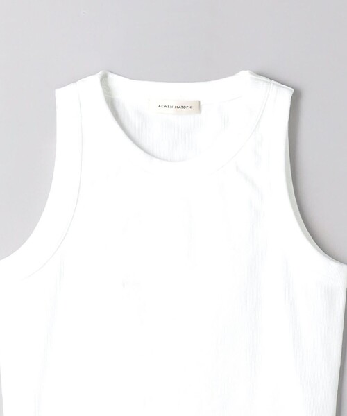 AEWEN MATOPH（イウエン マトフ）の「＜AEWEN MATOPH＞アメリカンスリーブ ショートカットソー（Tシャツ/カットソー・レディース・ブラック/ホワイト/モカ・FREE）」の18枚目の写真