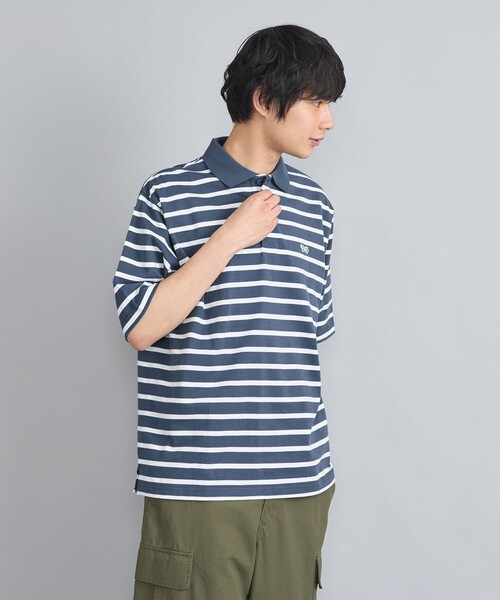 PENNEYS(ぺニーズ)の「Penneys(ぺニーズ)別注ヘビーウェイトボーダーポロシャツ(Tシャツ/カットソー・メンズ・ブラック/ダークグレー/ロイヤルブルー・M/L)」の20枚目の写真