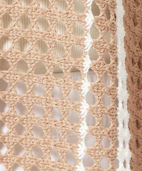 Cutie Blonde（キューティーブロンド）の「◆衿付き配色メッシュニットカーディガン（カーディガン/ボレロ・レディース・ホワイト系その他3/ベージュ系2/ブラック系2・00）」の15枚目の写真