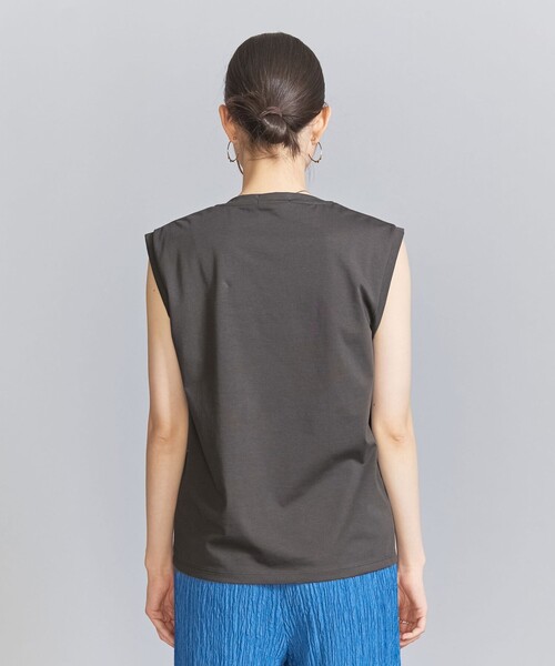 ＜H＞beauty&youthコットンハイゲージ カットオフTシャツ 1600025S2201_m1_a020.jpg
