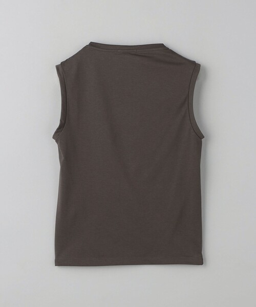 BEAUTY&YOUTH UNITED ARROWS(ビューティーアンドユースユナイテッドアローズ)の「クリアハイゲージコットンブレンド ノースリーブカットソー(Tシャツ/カットソー・レディース・ダークグレー/オフホワイト/オレンジ系その他・S/M)」の20枚目の写真