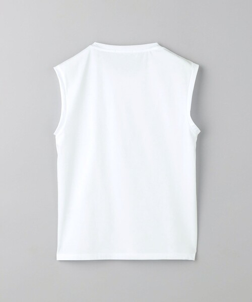 BEAUTY&YOUTH UNITED ARROWS(ビューティーアンドユースユナイテッドアローズ)の「クリアハイゲージコットンブレンド ノースリーブカットソー(Tシャツ/カットソー・レディース・ダークグレー/オフホワイト/オレンジ系その他・S/M)」の18枚目の写真
