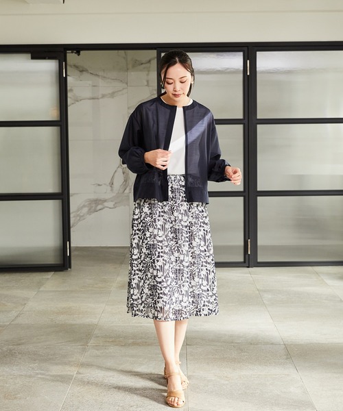 A/C DESIGN BY ALPHA CUBIC（エーシーデザインバイアルファキュービック）の「【接触冷感・洗濯可能】毛玉になりにくいノースリーブプルオーバー（ニット/セーター・レディース・ブラック/オフホワイト/ライトグレー・M/L）」の15枚目の写真