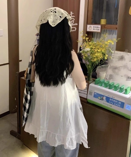 Achic（アシック）の「レース使い刺繍ベスト（ベスト・レディース・ホワイト/ホワイト系その他・M）」の15枚目の写真