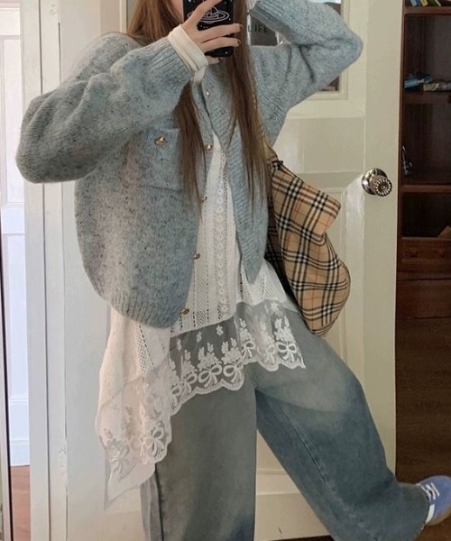 Achic（アシック）の「レース使い刺繍ベスト（ベスト・レディース・ホワイト/ホワイト系その他・M）」の21枚目の写真