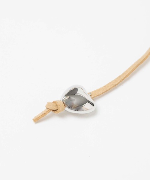 WEGO（ウィゴー）の「WEGO/ハートリボンチョーカー（ネックレス・レディース・ブラック/グレー/ベージュ/ピンク/ホワイト・FREE）」の12枚目の写真