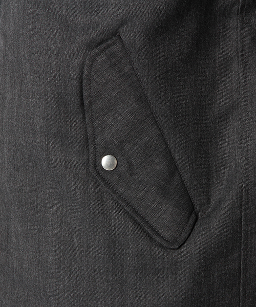 BEAMS（ビームス）の「◆BEAMS / ウール 中綿 MA-1（ブルゾン・メンズ・ブラック系その他/ネイビー・SMALL/MEDIUM/LARGE）」の3枚目の写真