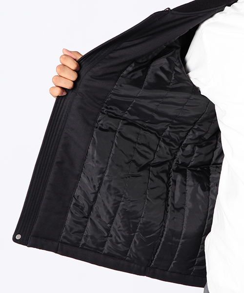 BEAMS（ビームス）の「◆BEAMS / ウール 中綿 MA-1（ブルゾン・メンズ・ブラック系その他/ネイビー・SMALL/MEDIUM/LARGE）」の6枚目の写真