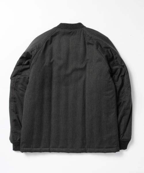 BEAMS（ビームス）の「◆BEAMS / ウール 中綿 MA-1（ブルゾン・メンズ・ブラック系その他/ネイビー・SMALL/MEDIUM/LARGE）」の18枚目の写真