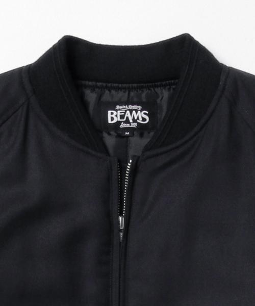 BEAMS（ビームス）の「◆BEAMS / ウール 中綿 MA-1（ブルゾン・メンズ・ブラック系その他/ネイビー・SMALL/MEDIUM/LARGE）」の19枚目の写真