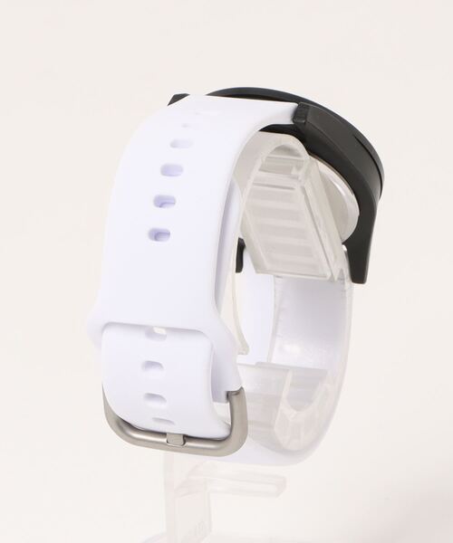 ScoLar（スカラー）の「SJ-019-1：スカラーロゴアート柄ウォッチ（アナログ腕時計・レディース・ブラック/オフホワイト・FREE）」の3枚目の写真