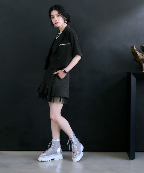 HARE（ハレ）の「トロミショートジャケット(HARE)（テーラード