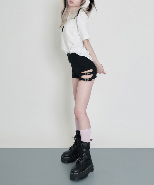 lilful(リルフル)の「3D刺繍 BIGTEE(Tシャツ/カットソー・レディース・ホワイト/White・F/X-LARGE)」の4枚目の写真