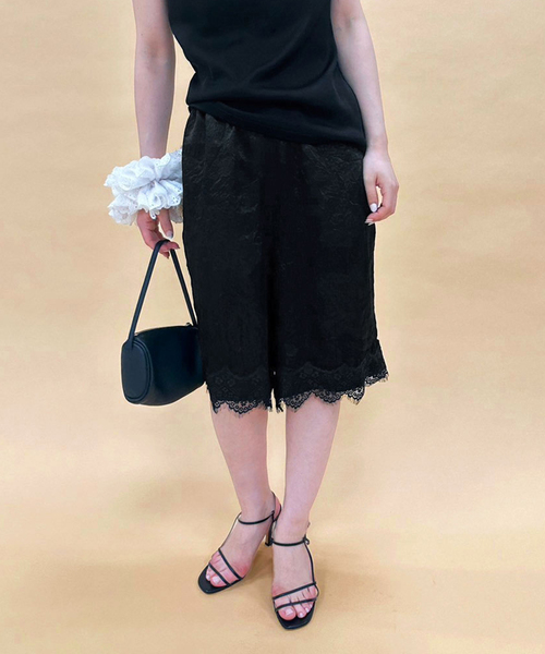 PROVOKE (プロヴォーク)の「【PROVOKE/プロヴォーク】satin shorts(その他パンツ・レディース・ブラック/ホワイト・FREE)」の11枚目の写真