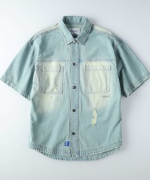 Right-on | オーバーダイデニムシャツ(シャツ/ブラウス)