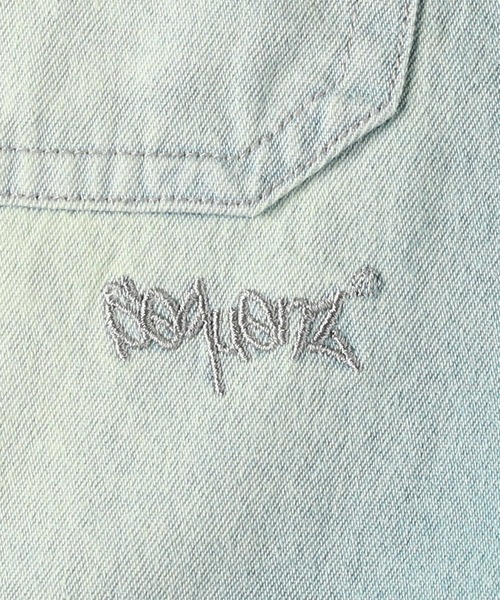 Right-on（ライトオン）の「オーバーダイデニムシャツ（シャツ/ブラウス・メンズ・ブラック/ブルー・L/XL/M）」の6枚目の写真