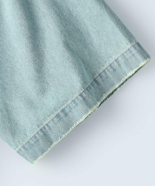 Right-on（ライトオン）の「オーバーダイデニムシャツ（シャツ/ブラウス・メンズ・ブラック/ブルー・L/XL/M）」の7枚目の写真