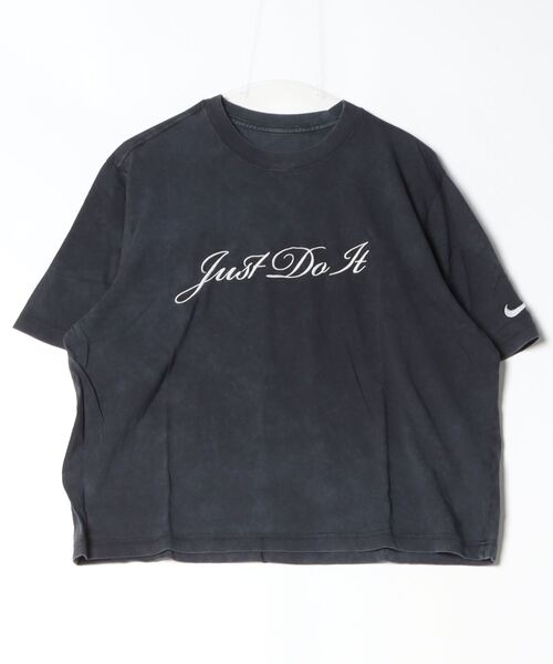 NIKE（ナイキ）の「ナイキ NIKE ナイキ  NSW ボクシー ウォッシュ S/S Tシャツ（Tシャツ/カットソー・レディース・ピンク/ブラック/アーミー・S/L/M/XL）」の2枚目の写真