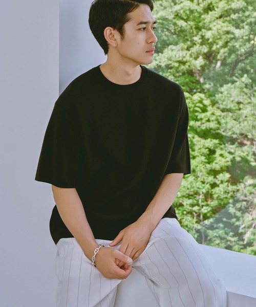 【セール】リネンブレンドピンストライプ1タックパンツ(セットアップ可)（その他パンツ）｜nano･universe（ナノユニバース）