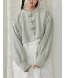 merry jenny | fluffyチャイナニットソーカーディガン(カーディガン/ボレロ)