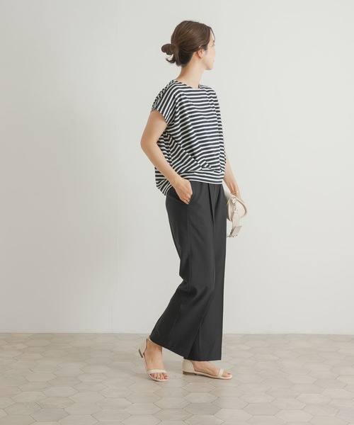 URBAN RESEARCH DOORS(アーバンリサーチドアーズ)の「『セットアップ対応』『UR TECH DRYLUXE』ストレートイージーパンツ(その他パンツ・レディース・ブルー/ネイビー・MEDIUM)」の10枚目の写真
