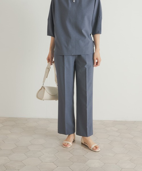URBAN RESEARCH DOORS(アーバンリサーチドアーズ)の「『セットアップ対応』『UR TECH DRYLUXE』ストレートイージーパンツ(その他パンツ・レディース・ブルー/ネイビー・MEDIUM)」の11枚目の写真