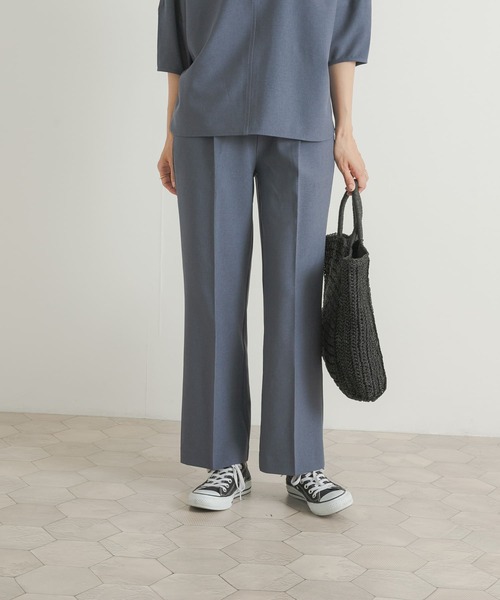 URBAN RESEARCH DOORS(アーバンリサーチドアーズ)の「『セットアップ対応』『UR TECH DRYLUXE』ストレートイージーパンツ(その他パンツ・レディース・ブルー/ネイビー・MEDIUM)」の20枚目の写真