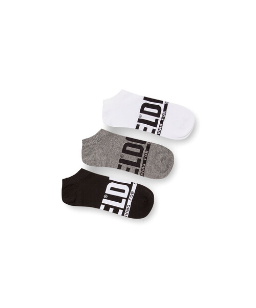 DIESEL(ディーゼル)の「メンズ ソックス 3枚パック(ソックス/靴下・メンズ・その他/その他2/その他1/その他3/ブラック/その他4/その他5・MEDIUM/SMALL/LARGE)」の5枚目の写真
