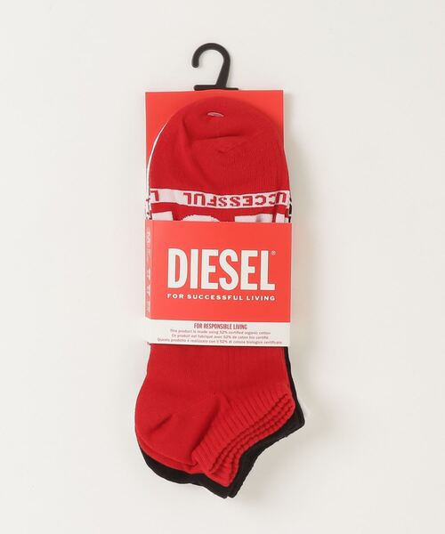 DIESEL(ディーゼル)の「メンズ ソックス 3枚パック(ソックス/靴下・メンズ・その他/その他2/その他1/その他3/ブラック/その他4/その他5・MEDIUM/SMALL/LARGE)」の11枚目の写真