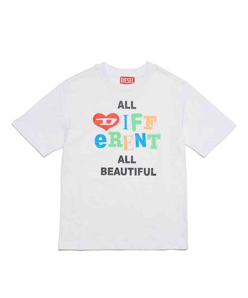 【セール】DIESEL（ディーゼル）Kids & Junior ブランドロゴ半袖シャツカットソー（Tシャツ/カットソー）｜DIESEL KIDS（ディーゼルキッズ）