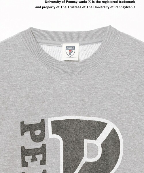 BEAMS BOY（ビームスボーイ）の「GOOD ROCK SPEED / 別注 カレッジ クルー スウェット（スウェット・レディース・ライトグレー/ネイビー・ONE SIZE）」の14枚目の写真