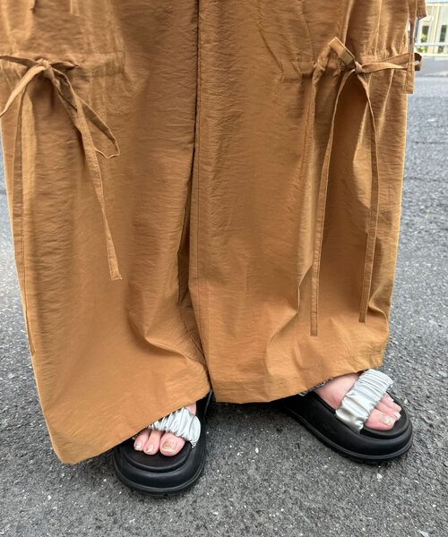 箔プリントリボンパラシュートパンツ（その他パンツ