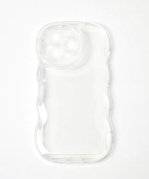 Me%（ミィパーセント）の「【iPhone14PRO対応】クリアナミナミiPhoneケース　128495（スマホケース/カバー・レディース・オフホワイト/ブラック・FREE）」の8枚目の写真