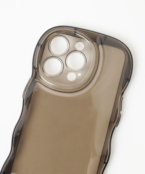 Me%（ミィパーセント）の「【iPhone14PRO対応】クリアナミナミiPhoneケース　128495（スマホケース/カバー・レディース・オフホワイト/ブラック・FREE）」の11枚目の写真