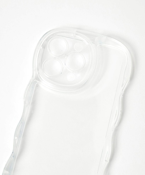 Me%（ミィパーセント）の「【iPhone14PRO対応】クリアナミナミiPhoneケース　128495（スマホケース/カバー・レディース・オフホワイト/ブラック・FREE）」の12枚目の写真