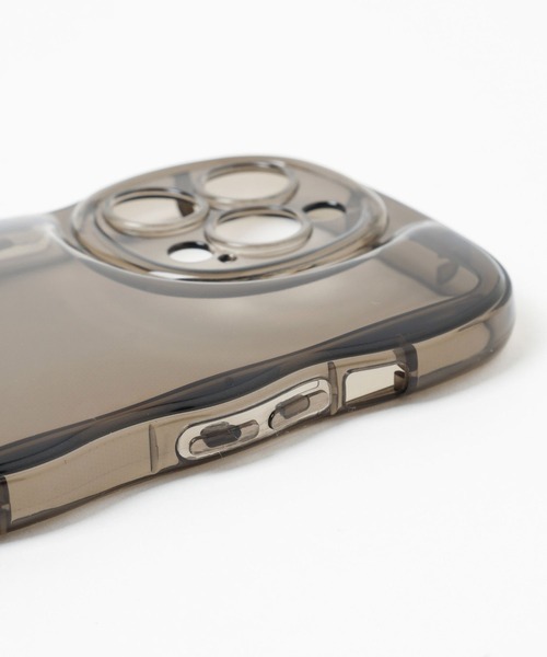 Me%（ミィパーセント）の「【iPhone14PRO対応】クリアナミナミiPhoneケース　128495（スマホケース/カバー・レディース・オフホワイト/ブラック・FREE）」の15枚目の写真