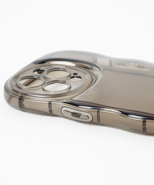 Me%（ミィパーセント）の「【iPhone14PRO対応】クリアナミナミiPhoneケース　128495（スマホケース/カバー・レディース・オフホワイト/ブラック・FREE）」の17枚目の写真