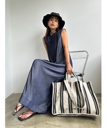 TRUNC | Rayon Denim No Sleeve Dress(ワンピース)