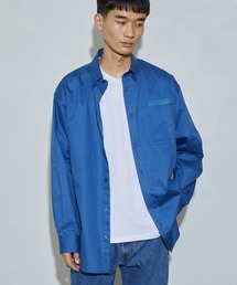 Firsthand/ファーストハンド 切替ギャザーリボンブラウス　サックスブルー Firsthand/ファーストハンド 切替ギャザーリボンブラウス