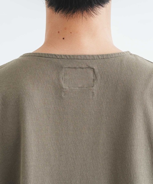 quadro(クオドロ)の「DEPENDアムンゼンone釦tee(Tシャツ/カットソー・メンズ・オリーブ/カーキ/オフホワイト・LARGE/MEDIUM)」の4枚目の写真