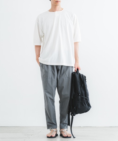 quadro(クオドロ)の「DEPENDアムンゼンone釦tee(Tシャツ/カットソー・メンズ・オリーブ/カーキ/オフホワイト・LARGE/MEDIUM)」の12枚目の写真