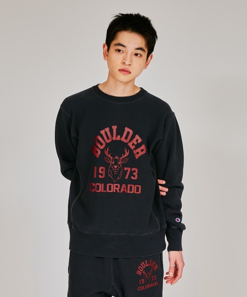 【セール】【Champion/チャンピオン】メンズ メンズカジュアル リバースウィーブ(R) クルーネックスウェットシャツ（スウェット）｜Champion（チャンピオン）