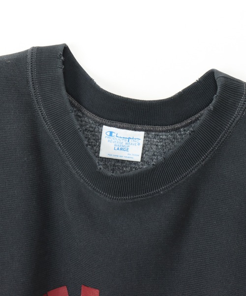 Champion(チャンピオン)の「【Champion/チャンピオン】メンズ メンズカジュアル リバースウィーブ(R) クルーネックスウェットシャツ(スウェット・メンズ・シルバーグレー/ネイビー系1/ダークグリーン系/ブラック系その他・LARGE/MEDIUM/X-LARGE)」の8枚目の写真