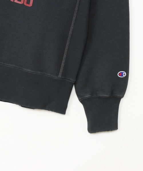 Champion(チャンピオン)の「【Champion/チャンピオン】メンズ メンズカジュアル リバースウィーブ(R) クルーネックスウェットシャツ(スウェット・メンズ・シルバーグレー/ネイビー系1/ダークグリーン系/ブラック系その他・LARGE/MEDIUM/X-LARGE)」の9枚目の写真