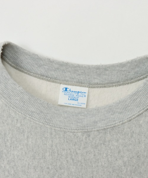 Champion(チャンピオン)の「【Champion/チャンピオン】メンズ メンズカジュアル リバースウィーブ(R) クルーネックスウェットシャツ(スウェット・メンズ・シルバーグレー/ネイビー系1/ダークグリーン系/ブラック系その他・LARGE/MEDIUM/X-LARGE)」の12枚目の写真