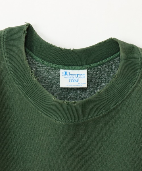 Champion(チャンピオン)の「【Champion/チャンピオン】メンズ メンズカジュアル リバースウィーブ(R) クルーネックスウェットシャツ(スウェット・メンズ・シルバーグレー/ネイビー系1/ダークグリーン系/ブラック系その他・LARGE/MEDIUM/X-LARGE)」の16枚目の写真