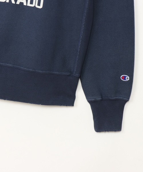 Champion(チャンピオン)の「【Champion/チャンピオン】メンズ メンズカジュアル リバースウィーブ(R) クルーネックスウェットシャツ(スウェット・メンズ・シルバーグレー/ネイビー系1/ダークグリーン系/ブラック系その他・LARGE/MEDIUM/X-LARGE)」の21枚目の写真
