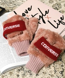 CONVERSE(Ro[X)CONVERSE boa gloves with fleece band()